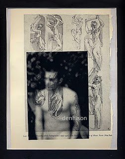 Traces and Remains ORIGINAL ART Gay Coloured Surrealism Found Object Photography Male Nudes