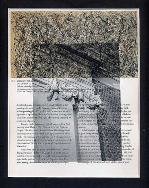 Sheltering Cold Ashes ORIGINAL ART Surrealism Found Object Photography Jackson Pollock St. Louis