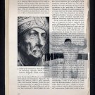 For My Friend CARAVAGGIO Original ART Found Object Male Nude Digital Photography Collage Gay Colour