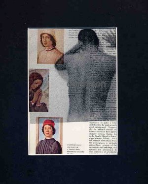ORIGINAL ART Found Object Photography Male Nude Portraits Gay Coloured Surrealism Lippi