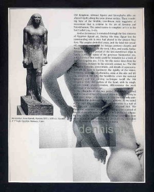 ORIGINAL ART  Male Nude Egyptian Sculpture Photography Gay Colour Surrealism Steep and Narrow Steps