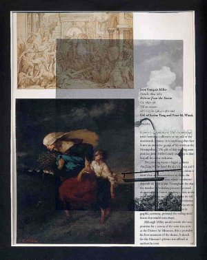 One Month's Mourning ORIGINAL ART Found Object Photography Millet St. Louis Surrealism