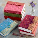 Handmade Sari Journal - Fabric Journal - Handbound Notebook