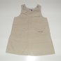 Tommy Hilfiger Girl's Toddler Khaki Jumper Dress 3T EUC