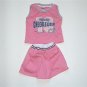 Infant Baby Girk Pink Cheerleader outfit 18m EUC