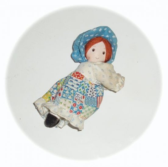 Mini Hollie Hobbie Doll clip on 70's 80s