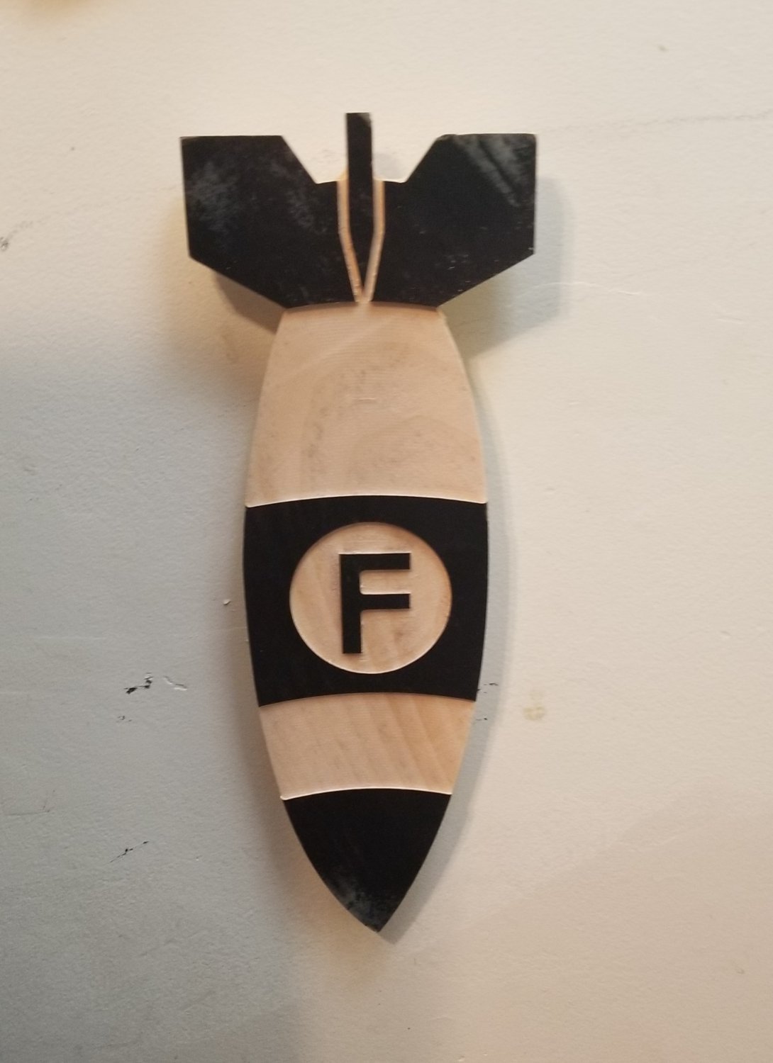 F-Bomb wood sign
