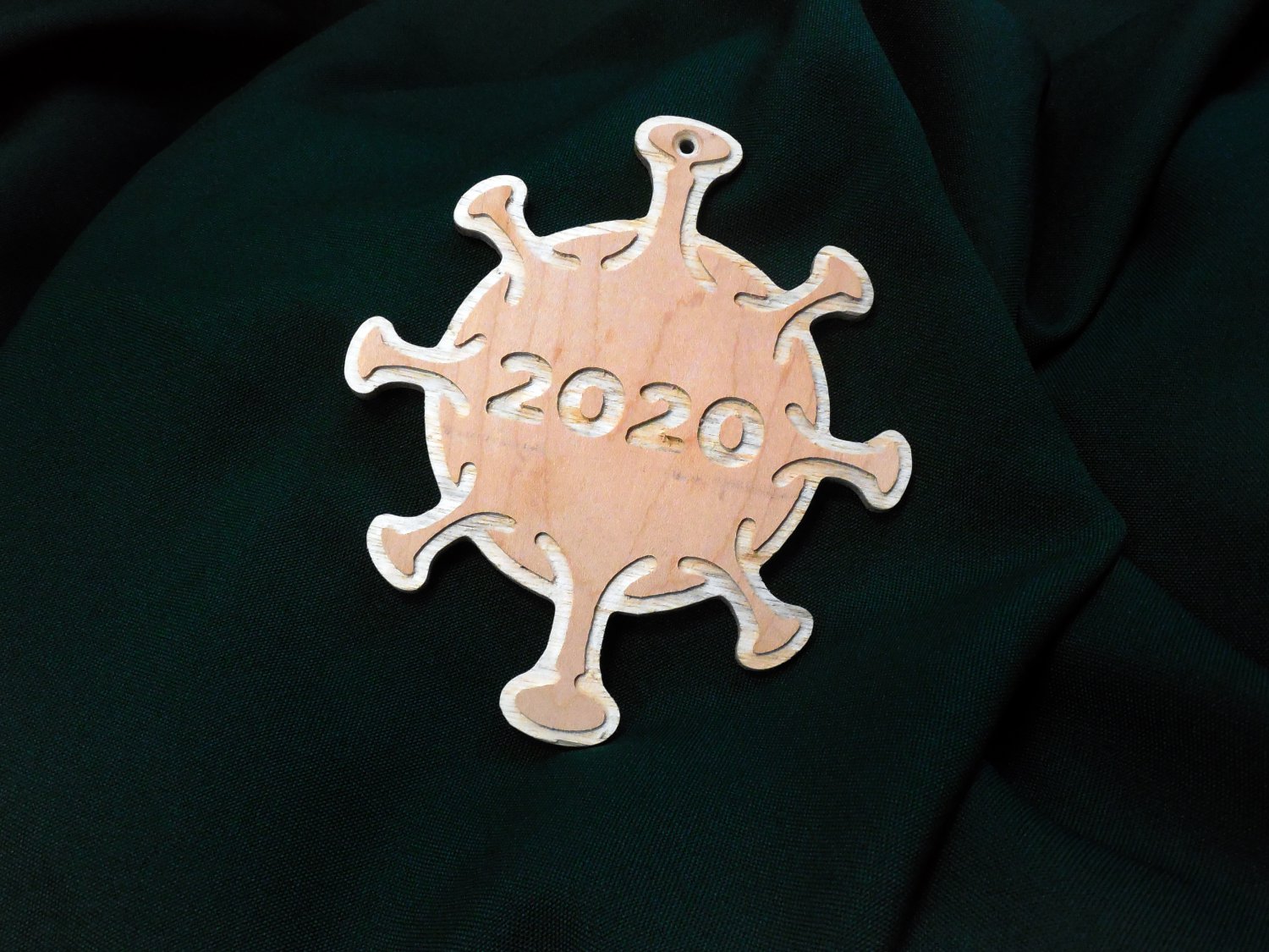 Covid Christmas tree ornament