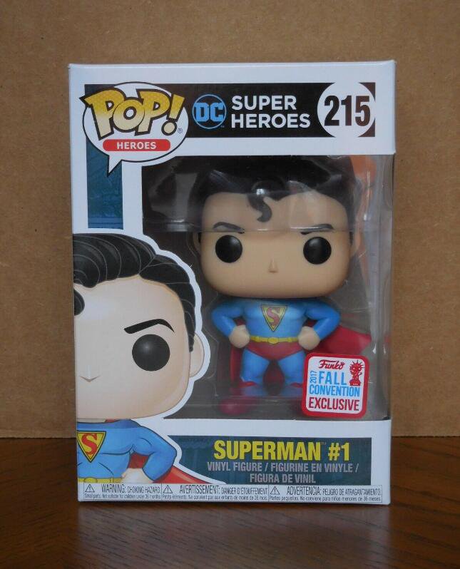 Superman #1 Super Heroes #215 Funko Pop! Action Figure Vinyl Pvc Toy