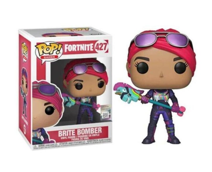 Fortnite Brite Bomber Metallic #427Funko POP! Action Figure Vinyl PVC Toy