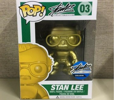 Gold stan hot sale lee funko pop