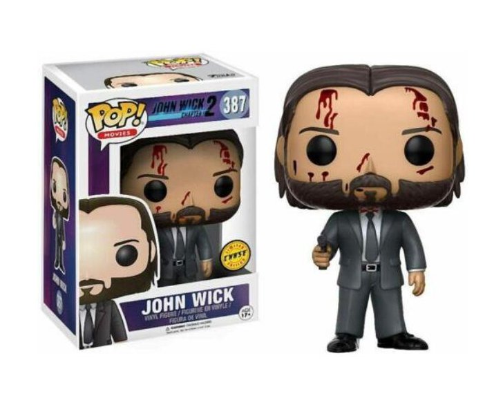 John Wick Chapter 2 Bloody Chase #387  Funko POP! Action Figure Vinyl PVC Toy