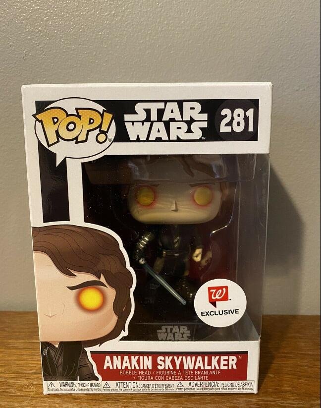 Star Wars Dark Side Anakin Skywalker #281 Funko POP! Action Figure W ...