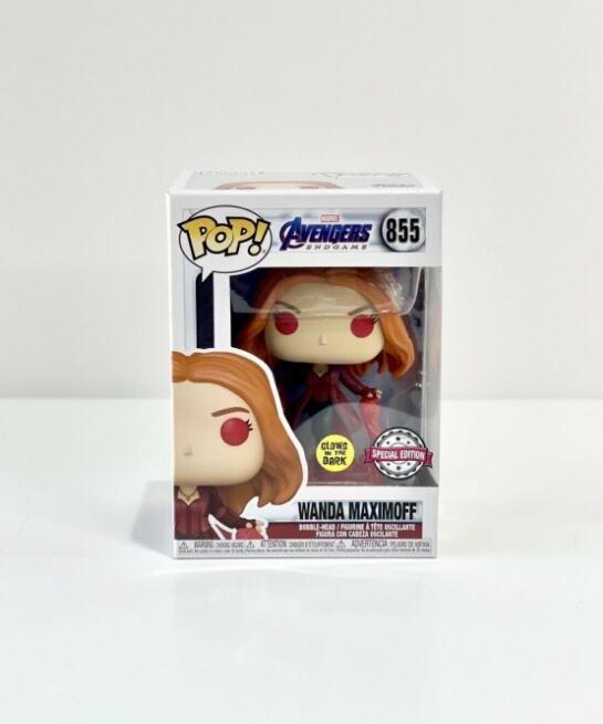 Marvel Avengers Endgame Wanda Maximoff #855 GITD Funko POP! Action ...