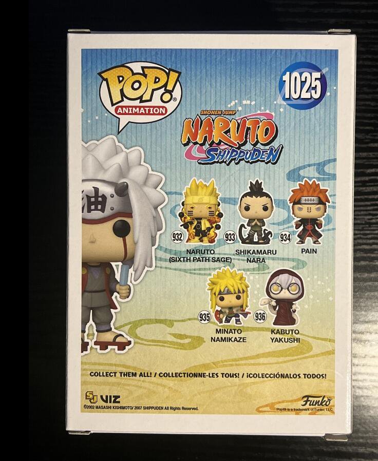 Naruto Shippuden : Jiraya #1025 2021 Fall Convention Funko POP! Action ...