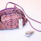 SILVANO BIAGINI LUXURY SHOULDER GENUINE REPTILE BAG PURSE CLUTCH ITALY