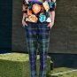 CLOVER CANYON Magical Sky FAUX FUR Top SWEATSHIRT Soft FLORAL ( XS )