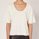 RAG & BONE/JEAN Tyler Boxy Tee SHIRT Top W272C26CL Off White ( S ) Free Shipping