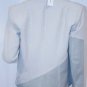 $795 HELMUT LANG Asymmetric LEATHER Combo JACKET Blazer WARPED Suiting PLASTER