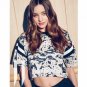 MELODY EHSANI x REEBOK Limited Edition RARE Seaglass REPTILE Python RUN Crop Tee
