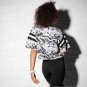 MELODY EHSANI x REEBOK Limited Edition RARE Seaglass REPTILE Python RUN Crop Tee