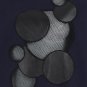 CHRISTOPHER KANE BLUE Black LEATHER_MOLECULE Bi-Colour SWEATSHIRT Italy ( M )