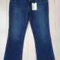EVINT Solana ED1112 Crop Denim JEANS Flarge Leg ( 28 ) Free Shipping