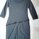 $200 ANDREW MARC New York STUDDED Wool Blend STEEL Dress ( M ) $200 ANDREW MARC New York STUDDED Wool Blend STEEL Dress ( M )