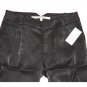 RACHEL by Rachel Roy SHINY Black TUXEDO pants Side STRIPE 0 $119 FREE SHIPPING