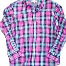 SHIRT by SHIRT Long Sleeve PLAID Blue Purple CHECKS Button Snaps POCKET $145 L SHIRT by SHIRT Long Sleeve PLAID Blue Purple CHECKS Button Snaps POCKET $145 L