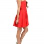 PARKER New York DULCE DRESS Red FLARED Strapless POINSETTIA M $375 SOLD-OUT