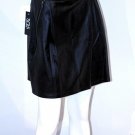 S.A.S. SPORTSWEAR Slight PLEATED Black LEATHER Skirt POCKET Zip ( 2 ) S.A.S. SPORTSWEAR Slight PLEATED Black LEATHER Skirt POCKET Zip ( 2 )