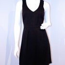 ANDREW MARC New York BLACK Knee Lenght DRESS V-Neck Sleeveless 6 $100 Free Ship ANDREW MARC New York BLACK Knee Lenght DRESS V-Neck Sleeveless 6 $100 Free Ship