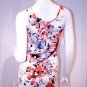 SUPERTRASH Born in L.A. DRESS Fitted FLORAL M FREE SHIPPING
