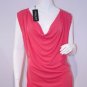 JUFFROUW JANSEN Amsterdam Pink DRAPED Ruched TOP XL $180 Free Shipping
