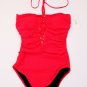 GOTTEX Flame Red SWIMWEAR Bathing Suit EMBELLISHED Sequin Petals $140 Free Ship