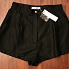 MINK PINK Black HIGH WAIST Dress Shorts PLEATED Front & POCKETS Belt Loops M MINK PINK Black HIGH WAIST Dress Shorts PLEATED Front & POCKETS Belt Loops M
