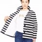 $548 KATE SPADE New York LANDON Striped JACKET Fancy Meeting Here BLACK/CREAM 0