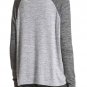 RAG & BONE/JEAN Camden Raglan Sleeve Knit Tee Top Grey ( XXS )
