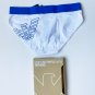 EMPORIO ARMANI Organic Stretch Cotton Brief Underwear White / Blue ( S )