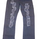 LEVI'S 501 Ripped TORN Distressed JEANS Button Fly STUDDED Back Pockets 25