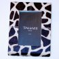 TAHARI HOME Collection Picture PHOTO Frame GIRAFFE Print FAUX FUR Back LEATHER