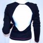 MISS SIXTY ITALY Junior Open BAck TOP Long Sleeve SHIRT FREE SHIPPING
