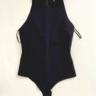 Versus by Versace Racerback Zip Tank Bodysuit Black ( 42 ) Versus by Versace Racerback Zip Tank Bodysuit Black ( 42 )