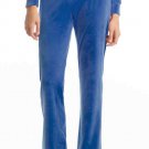 Juicy Couture Plus Size Velour Track Pants Ming Blue ( 3X )