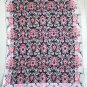 $148 KATE SPADE New York Tapestry Silk Oblong Scarf Black 30" X 79"