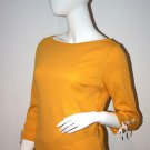 LRL Lauren Jeans Co. RALPH LAUREN Yellow MARIGOLD Top DRAWSTRING Sleeves ( S ) LRL Lauren Jeans Co. RALPH LAUREN Yellow MARIGOLD Top DRAWSTRING Sleeves ( S )