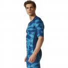 ADIDAS CD3645 TRAINING Sport TF GX TEE Shirt Blue Night Compression Fit ( M ) ADIDAS CD3645 TRAINING Sport TF GX TEE Shirt Blue Night Compression Fit ( M )