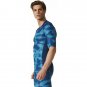 ADIDAS CD3645 TRAINING Sport TF GX TEE Shirt Blue Night Compression Fit ( M )