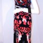 ADRIANNA PAPELL Designer EVENING V-Neck Dress ( 8 )